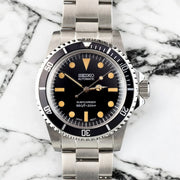 Seiko Mod Submariner "Vintage Black"