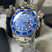 Seiko Mod Submariner "Silver Blue"