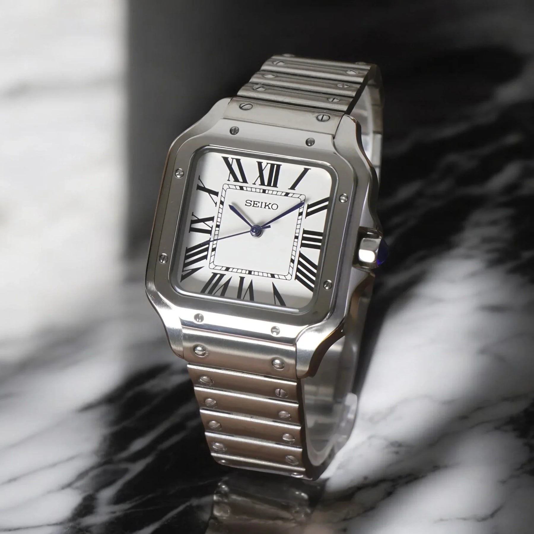 Seiko Mod Santos "Classic White"