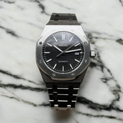 Seiko Mod Royal Oak "Classic Black"