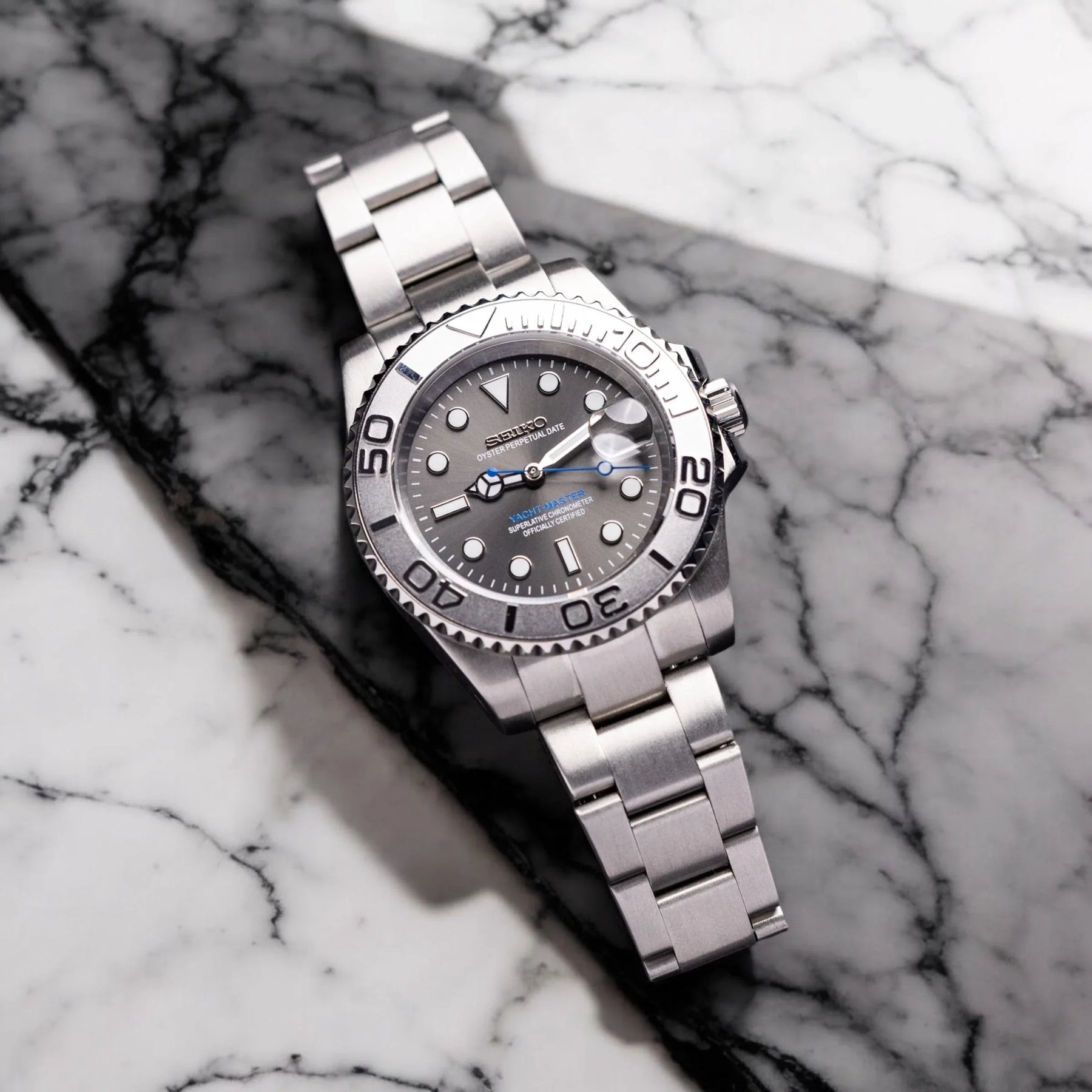 Seiko Mod Yacht-Master "Grey"