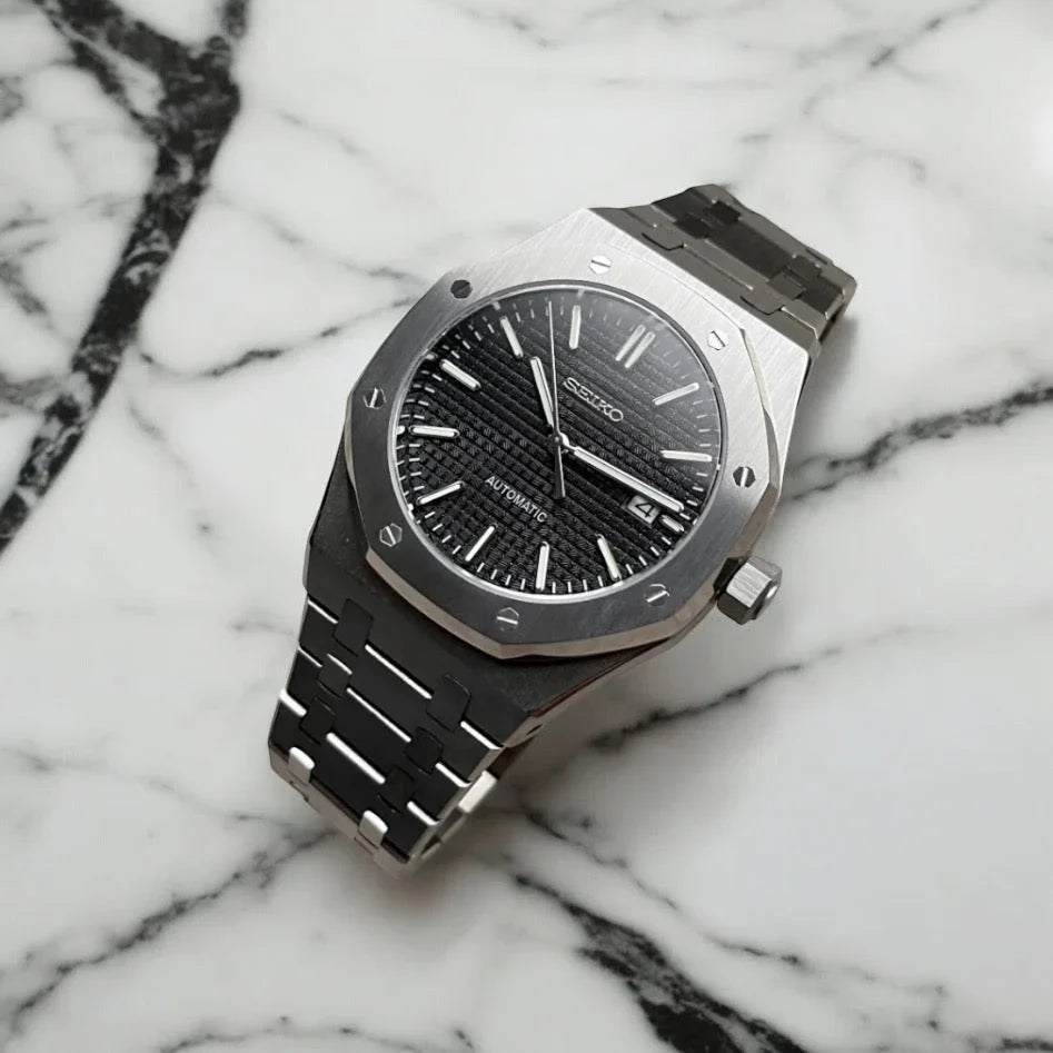 Seiko Mod Royal Oak "Classic Black"