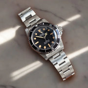 Seiko Mod Submariner "Vintage Black"