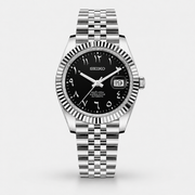 Seiko Mod Datejust "Black Arabic"