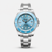 Seiko Mod Submariner "Baby Blue"