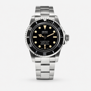 Seiko Mod Submariner "Vintage Black"