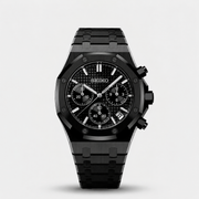 Seiko Mod Royal Oak Chronograph "Black Panther"