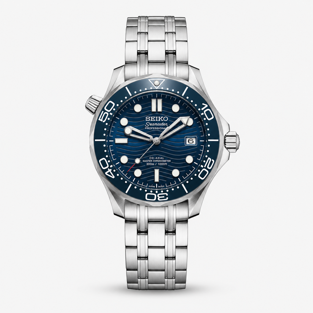 Seiko Mod Seamaster "Blue"