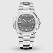 Seiko Mod Nautilus "Silver Grey"