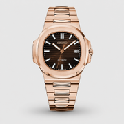 Seiko Mod Nautilus "Rose Gold Chocolate"