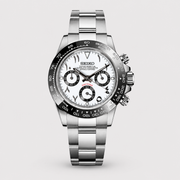 Seiko Mod Daytona "Arabic Ceramic White"