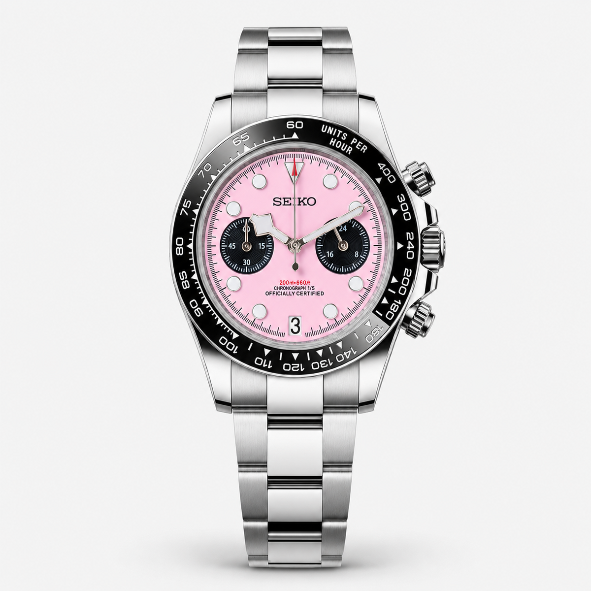 Seiko Mod Black Bay "Miami Pink"