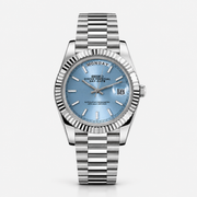 Seiko Mod Day-Date "Ice Blue"