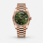 Seiko Mod Day-Date "Rose Gold/Green"