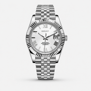 Seiko Mod Datejust "White Roman"