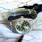 Seiko Mod Datejust "Olive Green"