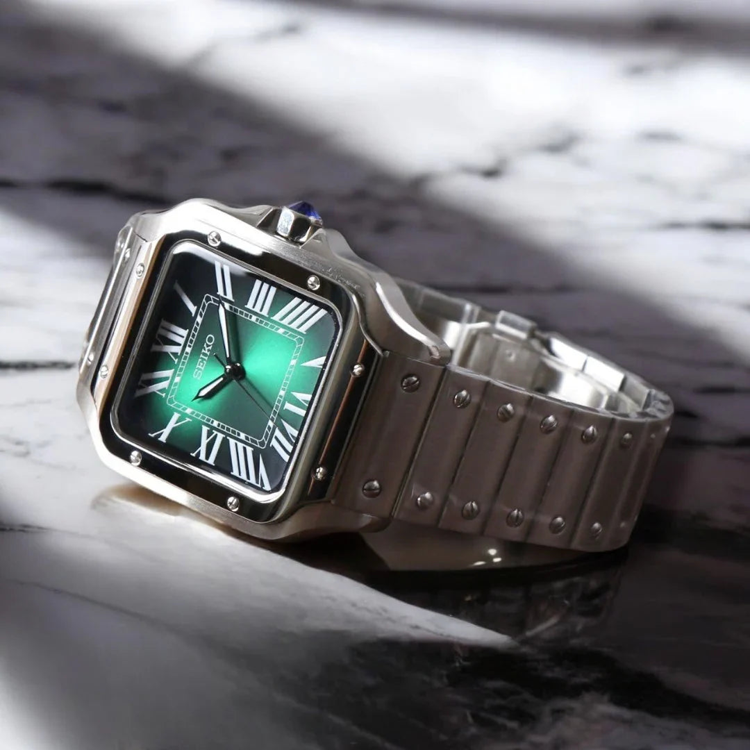 Seiko Mod Santos “Ice Forest Green”